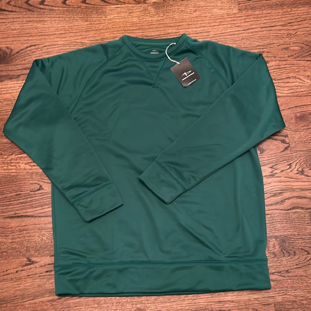 Page & Tuttle size large green golf shirt